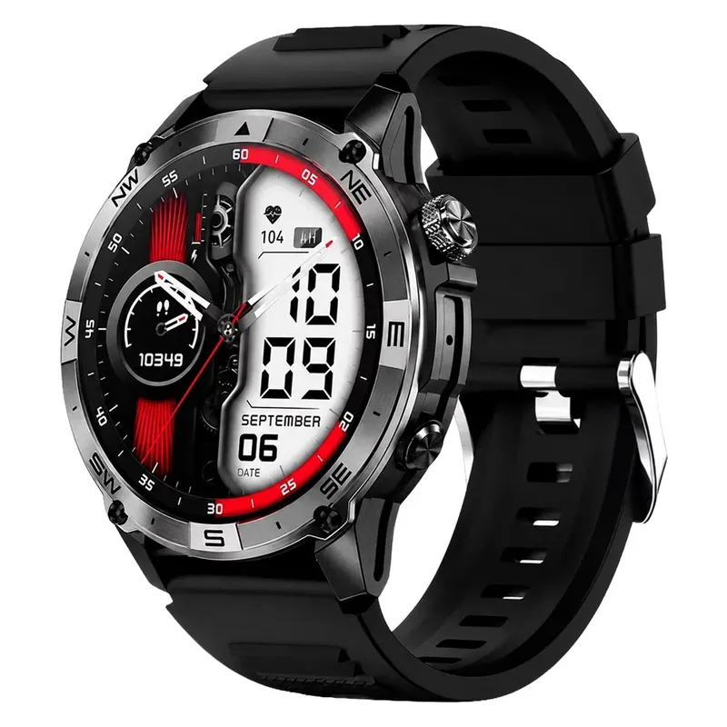Smartwatch G-tide Watch R6 Pro, Gps Integrado, Conexão Strava, Notificações, Chamadas, Bateri 530mah