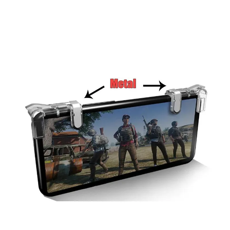 Gatilhos De Metal Gamepad Botões L1-r1 Pubg, Free Fire