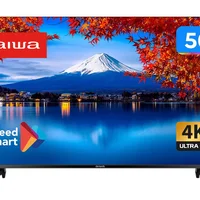 Smart TV AIWA, 50 Polegadas, 4K, Borda Infinita, Preto, Bivolt - AW-BL-01