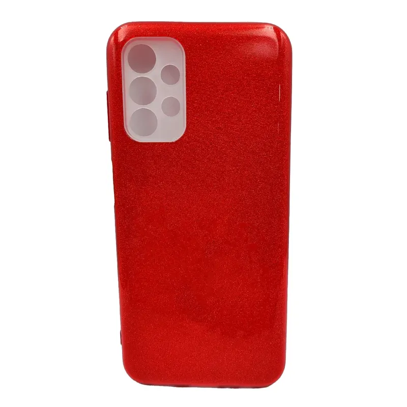 Capa Capinha Compatível Com Samsung Galaxy A33 5g Tela 6.4 Glitter Brilhante Diversas Cores Cor:vermelho