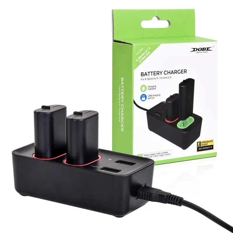 Carregador Base Dock Duplo Charge XBOX Series + 2 Baterias