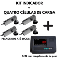 Kit Indicador E Quatro Celulas De Carga