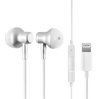 Fone De Ouvido Com Fio 1.2m Yookie Xp210 Lightning - Branco