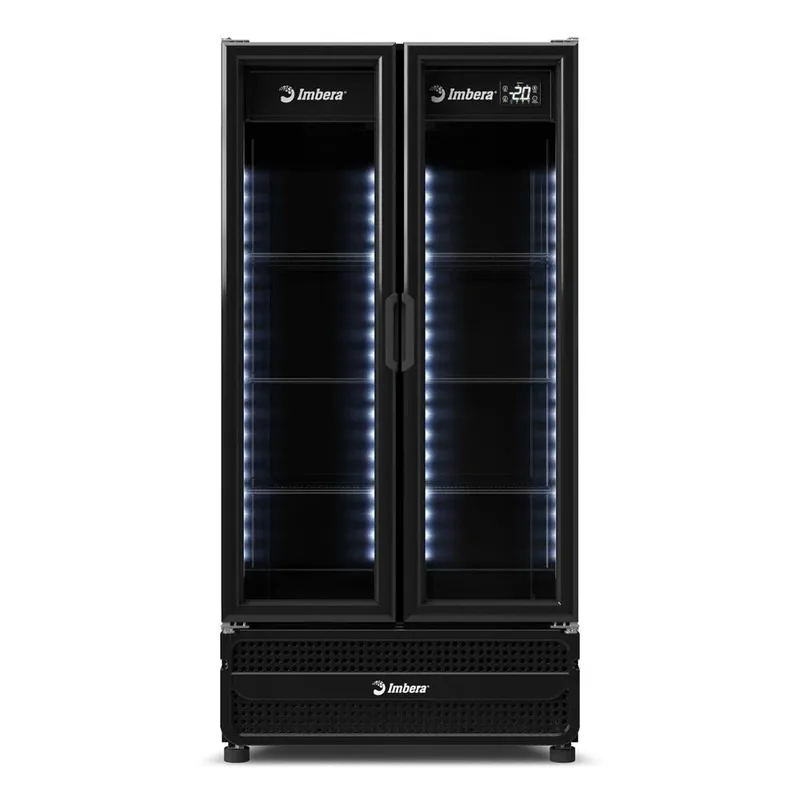 Cervejeira Imbera 810 Litros Porta De Vidro Full Black Ccv480 127v