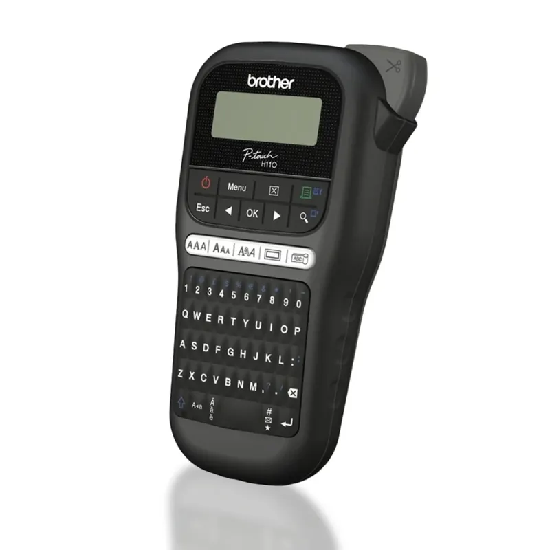 Etiquetadora Rotuladora Brother Eletronica, Portátil, Preta - Pt-h110bk