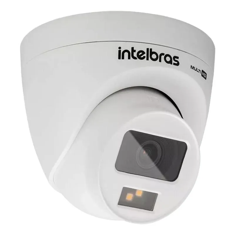 Câmeras De Segurança Intelbras Multi Hd 20m Vhd 1120 D Full Color Imagem Colorida Noite E Dia