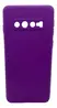 Capa Samsung S10 Silicone Aveludada Lilã¡s Lis