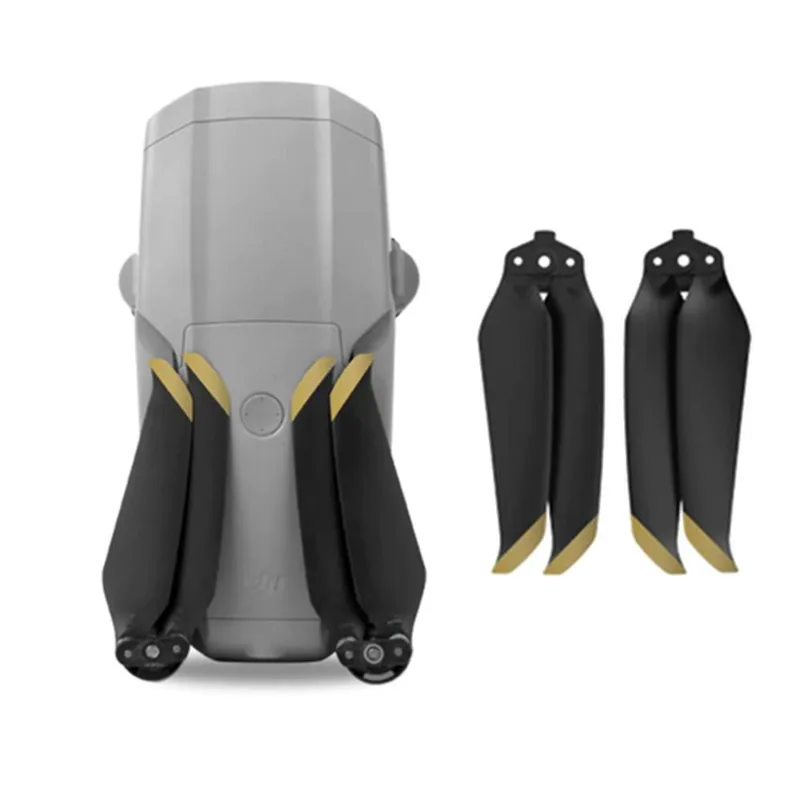 2 Pares De Hélices Para Drone Dji Mavic Air 2/air 2s - Dourado