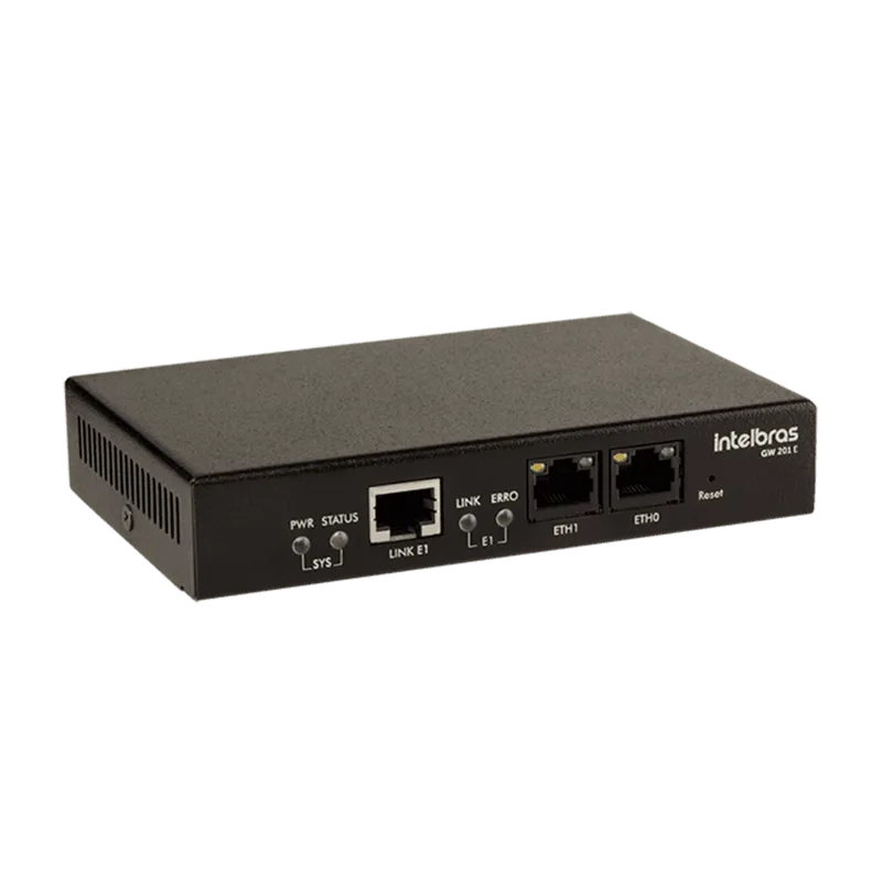 Gateway De Voz Ip 1 Link E1 - Sip Com Até 30 Chamadas Simultâneas Gw 201 E Intelbras