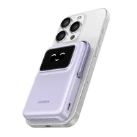 Power Bank Magnética Ugreen Uno 10000mah Máx. 20w Roxo
