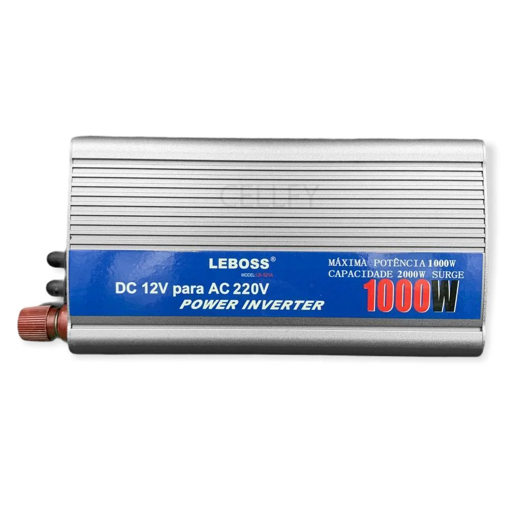 Inversor De Potência Veicular 12v 1000w - 12v Para 110v