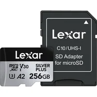 Cartão Memória Lexar Micro Sd Xc 256gb 205mb/s Silver Plus