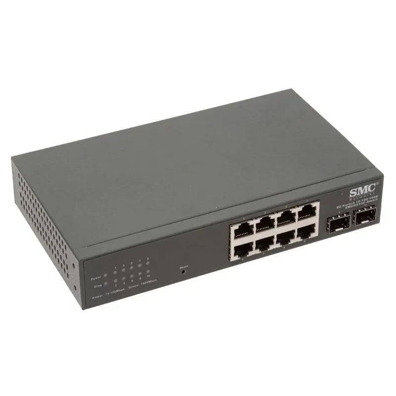 Switch SMC 8 Portas, 10/100/1000 - SMCGS10C