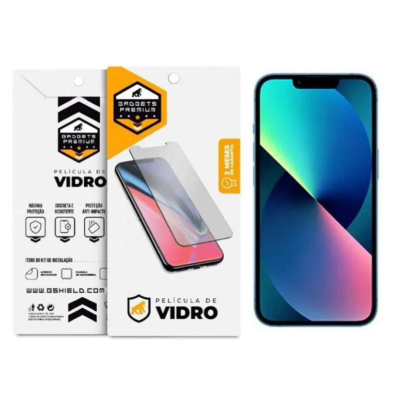 Película Para Iphone 13 - Vidro Dupla - Gshield