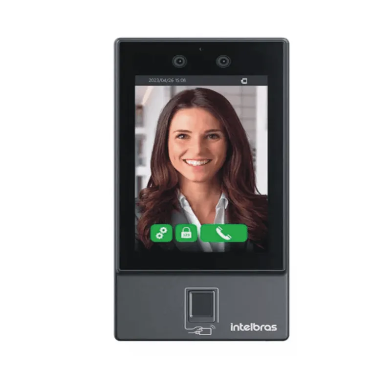 Controlador De Acesso Facial Ss 3542 Mf W Intelbras C/ Biometria Digital E Acesso Qr Code