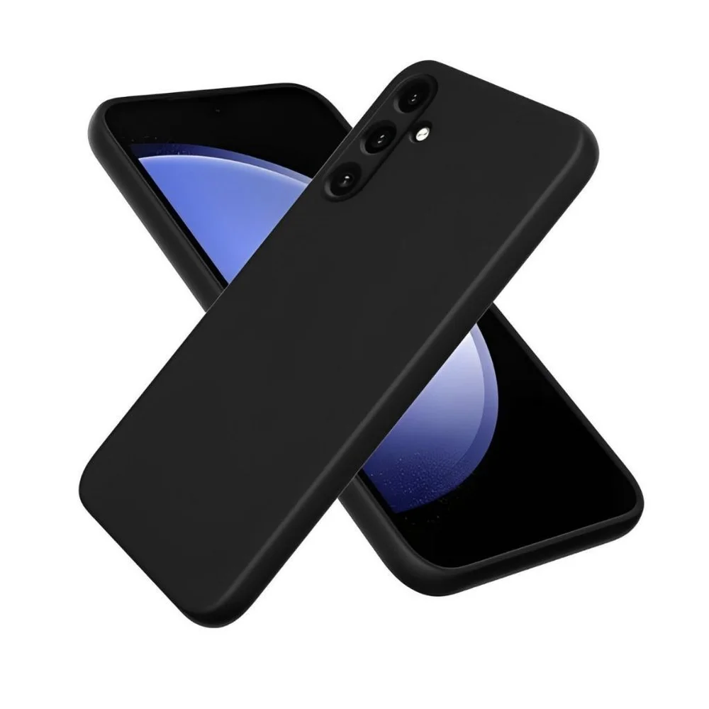 Capa Silicone Case Aveludada Preta Para Samsung Galaxy A25 5g