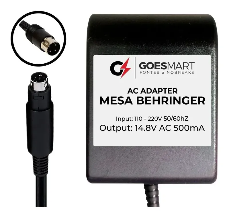 Fonte Behringer 14,8v 500ma Mx Psu6 Xenyx 1002fx