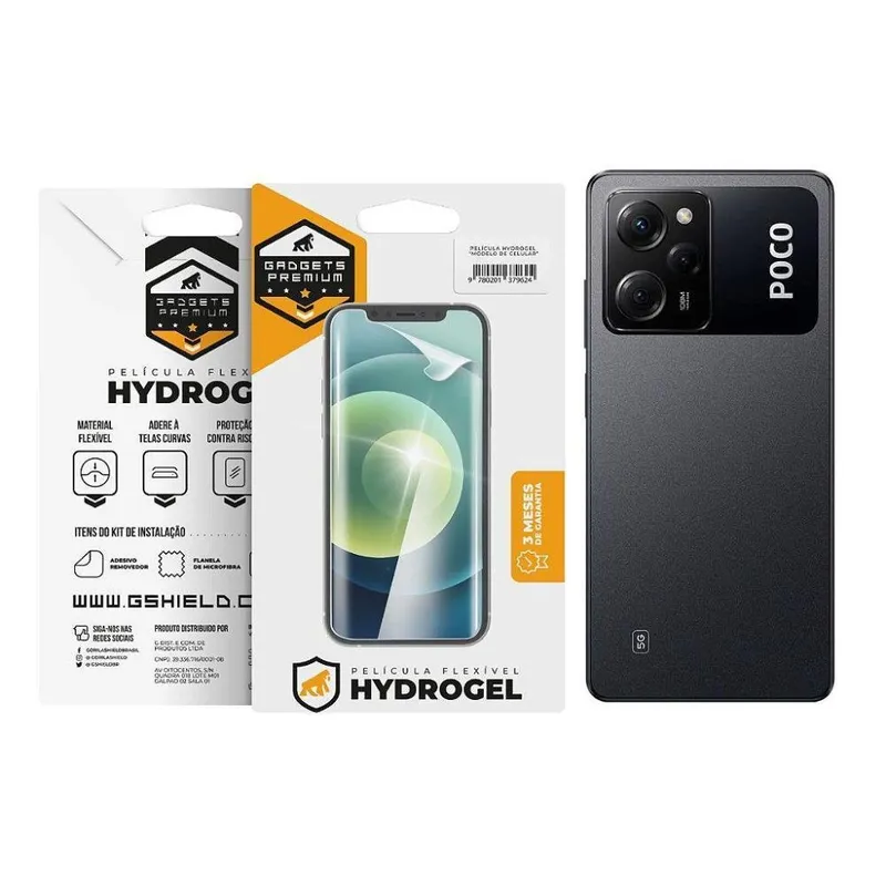 Película Gshield Para Xiaomi Poco X5 Pro 5g, Traseira Hydrogel Hd