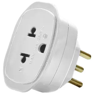 Adaptador De Tomada 2P+T Legrand Daneva, 10A, Padrão Novo, Branco - DN1662