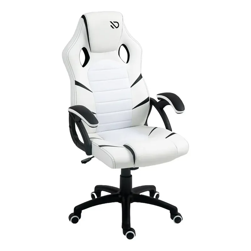 Cadeira Gamer Duex DX9002WB, Branco e Preto