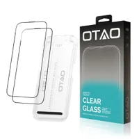 Película De Vidro 2.5d Iphone 16/15 Plus Otao 0.33mm 2un
