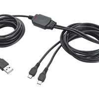 Cabo Trust Micro-usb Duo Charge Cable Gxt 222 - Ps4