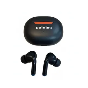 Fone De Ouvido Bluetooth Preto Com Estojo De Recarga Power Bank