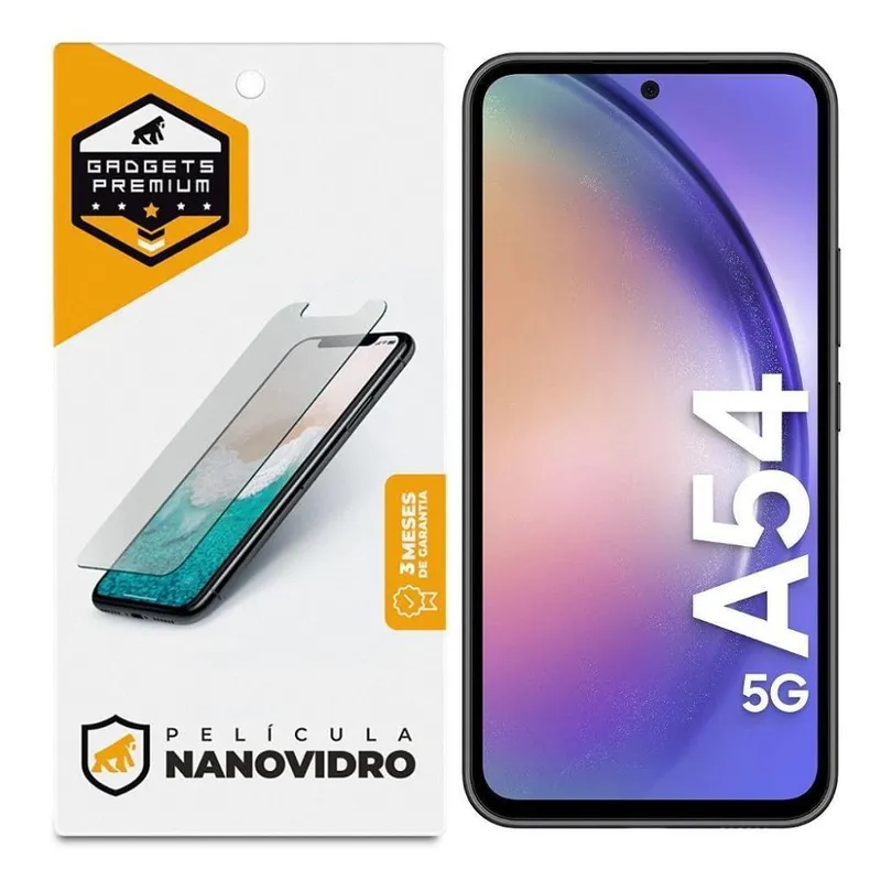 Película Para Samsung Galaxy A54, Coverage 5D Pro, Preta - Gshield