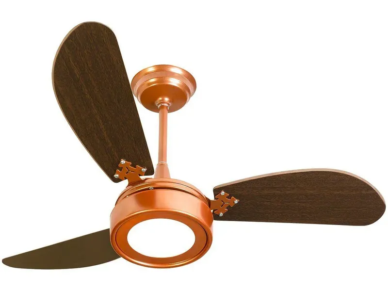 Ventilador De Teto Venti-delta New Light Led Cobre - 220v