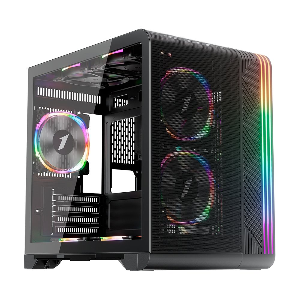 Gabinete Gamer 1STPLAYER VT5 Mid Tower ATX Vidro Sem Fan