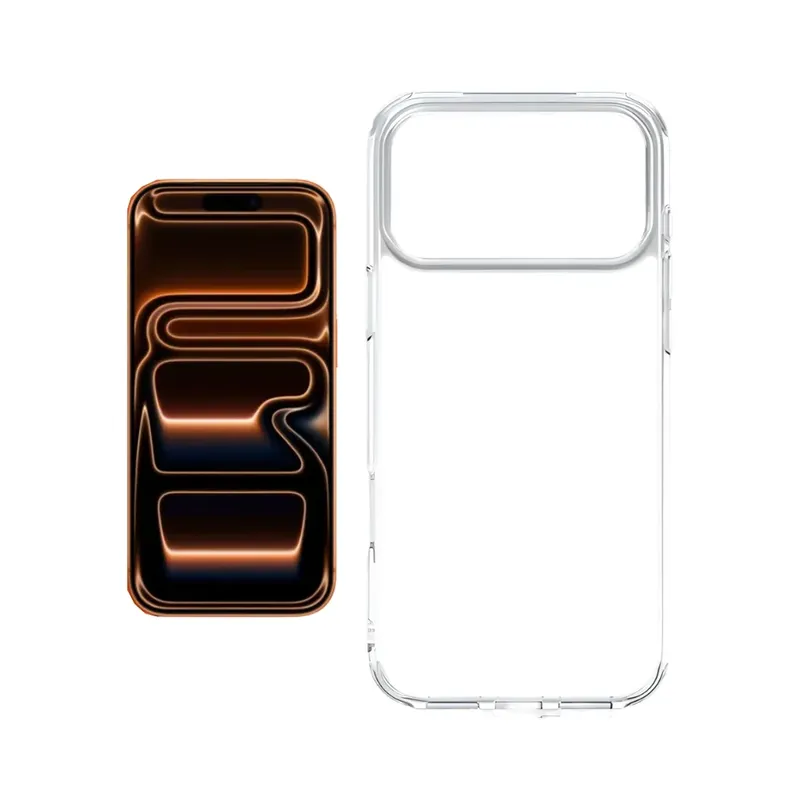 Capa Capinha Silicone Transparente Para Iphone 17 Pro Max