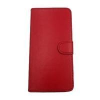 Capinha Capa Compatível Com Motorola Moto G55 5g Tela 6.5 Carteira Lisa Flip Case Cor:vermelho