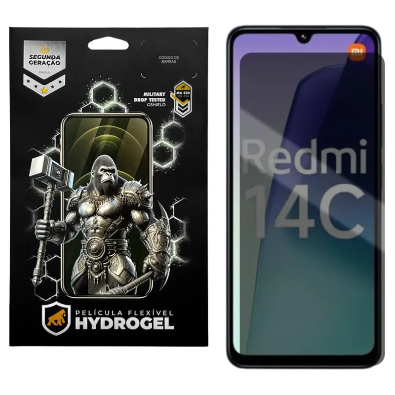 Película Para Xiaomi Redmi 14c - Privacidade Hydrogel - Gshield