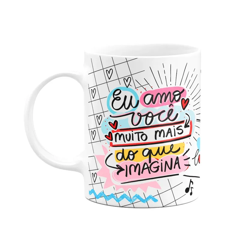 Caneca Namorados - Amo Você Muito Mais Do Que Imagina