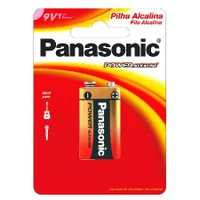 Bateria Panasonic Alcalina 9v 6lf22xab/1b24 (cartela Com 1 Unid.)
