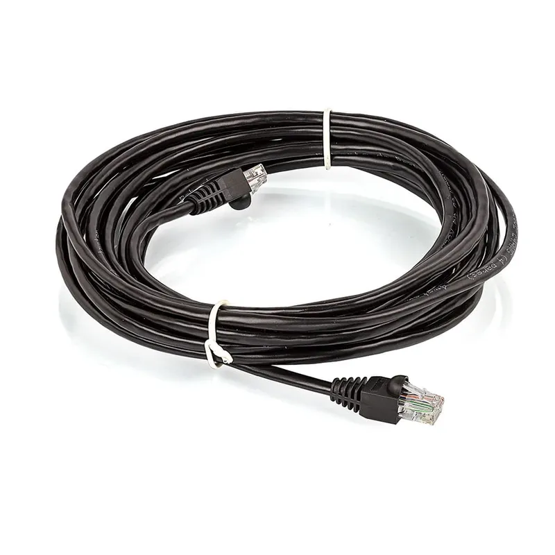 Cabo De Rede Patch Cord Cat5e Montado Preto - 75 Metros