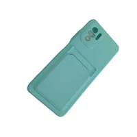 Capa Capinha Celular Xiaomi Note 10 4g Ante Impacto E Queda Cor:verde Porta Cartoes