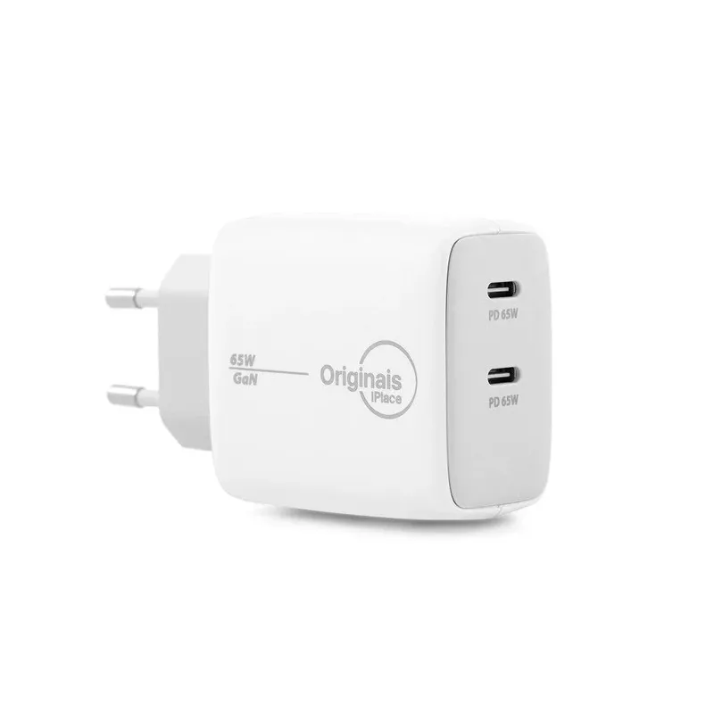 Carregador Usb-c Gan, 65w, 2 Entradas, Linha Sampa, Iplace