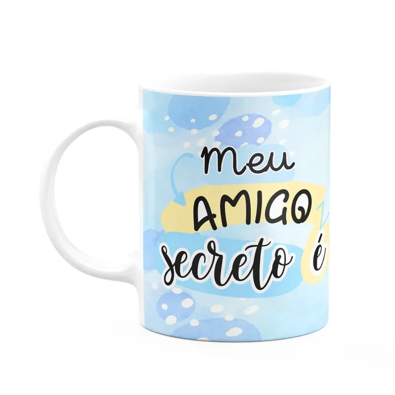Caneca Natalina - Meu Amigo Secreto - 325ml