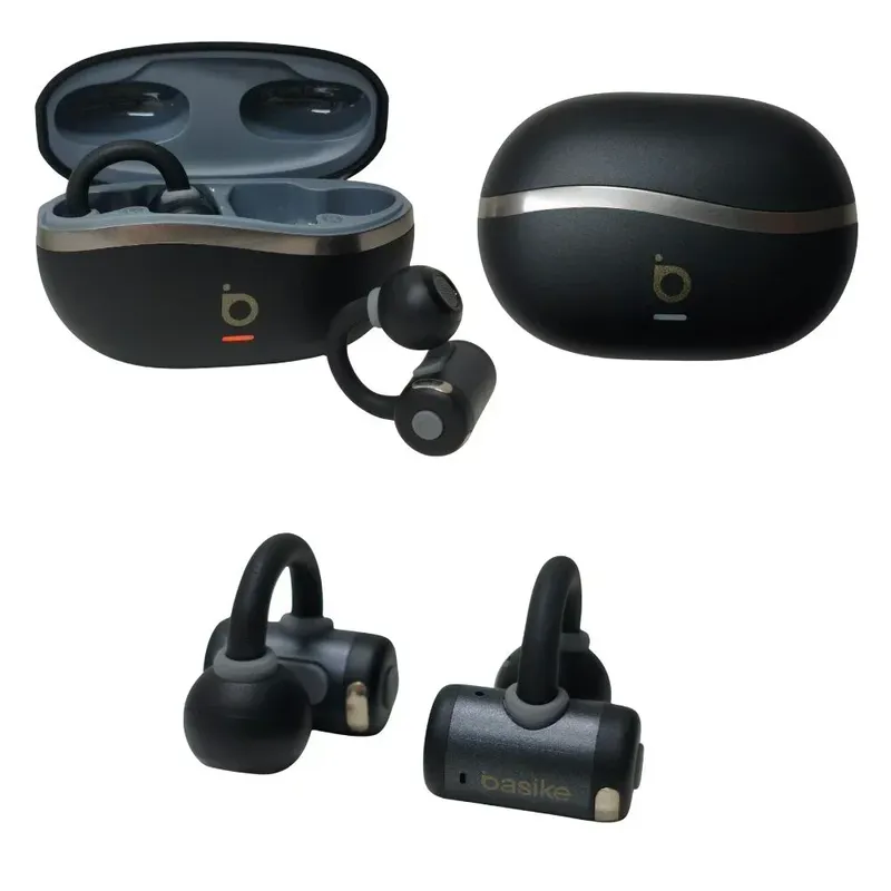Basike Fone De Ouvido Sem Fio Bluetooth Esportivo 60hrs Ipx6 Anc Fone Bluetooth Estére Para Iphone Auricular Preto