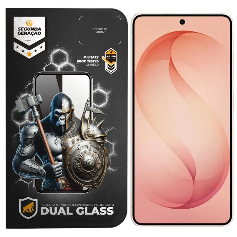 Película Para Samsung Galaxy S26 Plus - Dual Glass Preta - Gshield