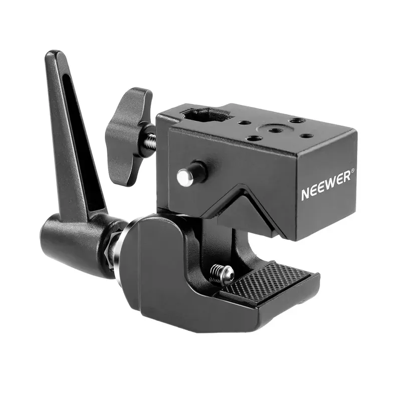 Super Braçadeira 2,4" Neewer Com Pino Encaixe 5/8" Preto