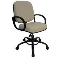 Cadeira Office Design Office Plus Size Até 140 Kg, Cinza
