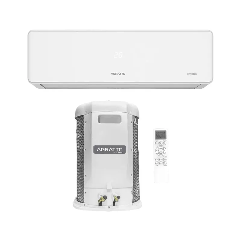 Ar Condicionado 24000 Btus Split Hi Wall Inverter Agratto Frio Liv Top 220v