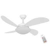 Ventilador Ventax Uno Fly 4 Pás Branco 220v Controle Remoto