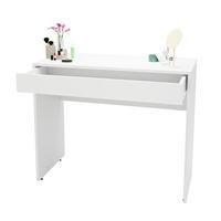 Mesa Escrivaninha Computador Notebook 900x420 Com 1 Gaveta - Branco