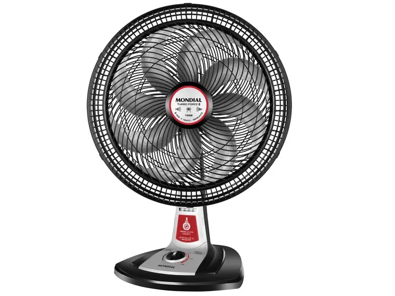 Ventilador De Mesa Mondial Turbo Force - Vt-rp-03-8p-np