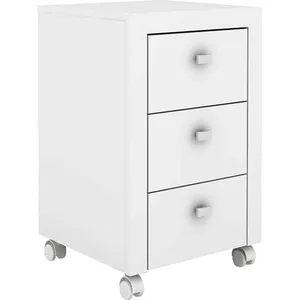 Gaveteiro C/ 3 Gavetas Me4108 - Tecno Mobili - Branco.