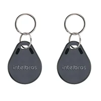 Kit 02 Chaveiro De Acesso Por Proximidade Rfid Th 1000 Tag 125 Khz Intelbras