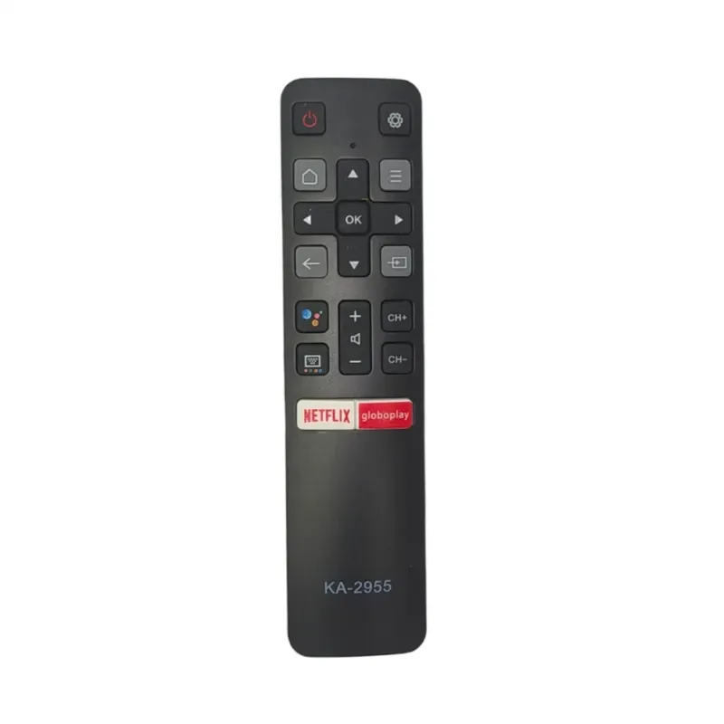 Controle Remoto Compatível Tv Tcl Smart 4k Com Botão Netflix E Globoplay Ka-2955